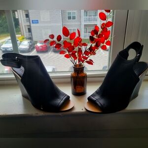 Rag & Bone Black Wedges